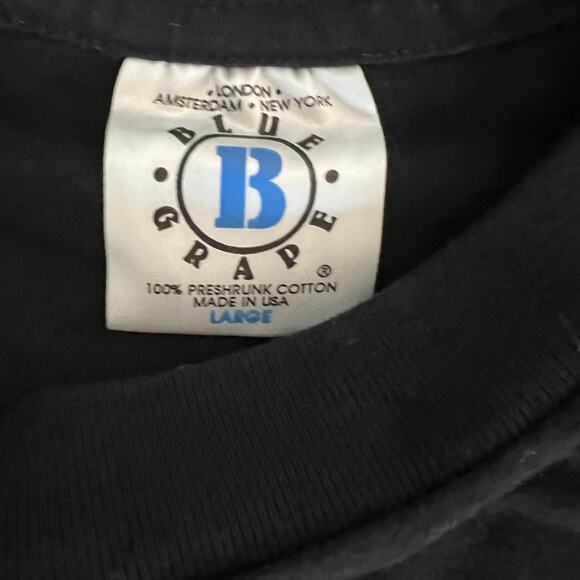 Rare 1998 Buffy the Vampire Slayer T-Shirt Buffy & Spike Blue Grape VTG Sz L NOS - Picture 4 of 7